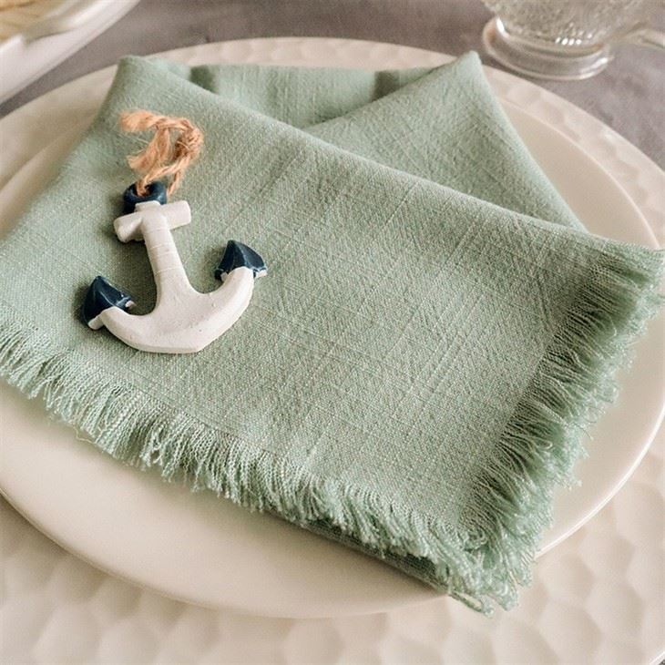 Emerald Green Linen Napkins in Stock