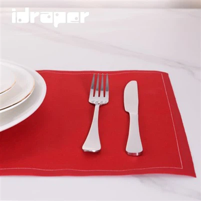 Red Custom Dinner Napkins