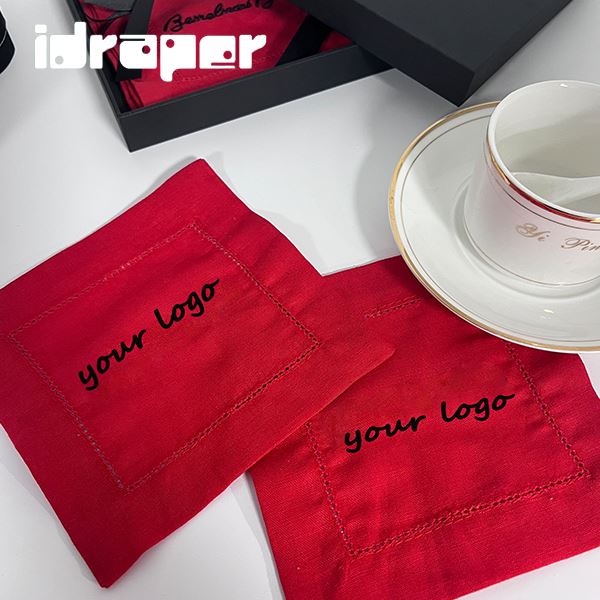 Customized wholesale cloth cocktail napkins