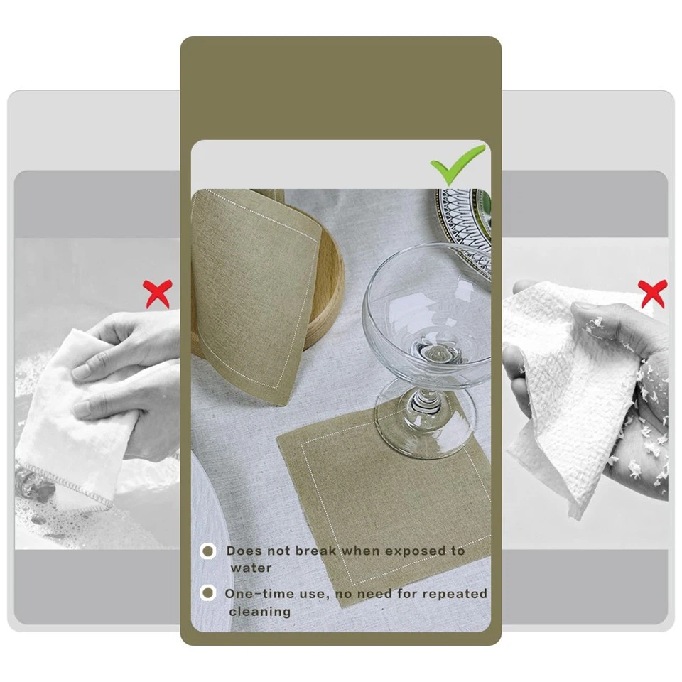 Blue Disposable Cotton Placemat high quality